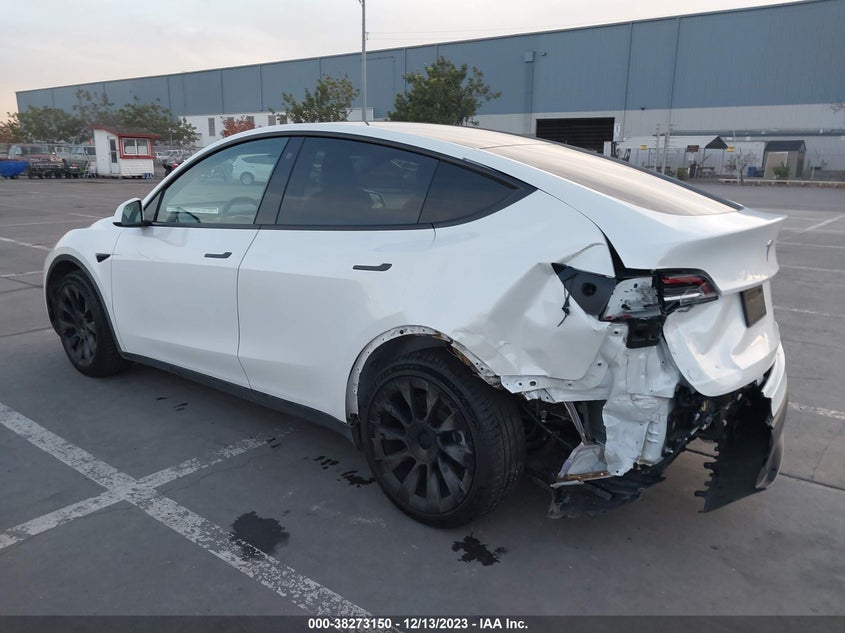 VIN 7SAYGDEE9NF341239 2022 TESLA MODEL Y LONG RANGE DUAL MOTOR ALL-WHEEL DRIVE