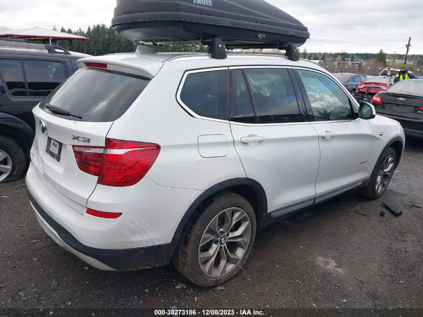 2016 BMW X3 XDRIVE28I - 5UXWX9C55G0B91949