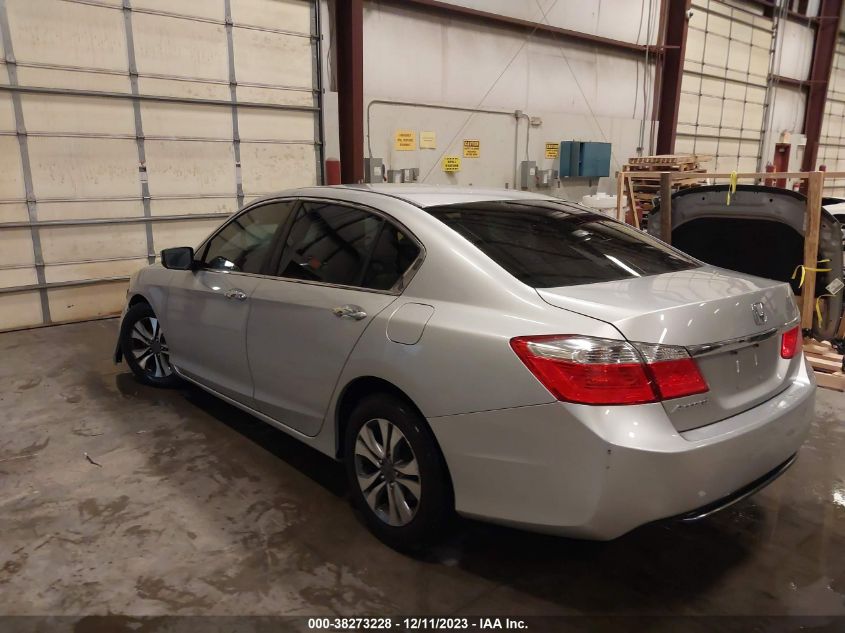 2013 HONDA ACCORD LX - 1HGCR2F37DA190686