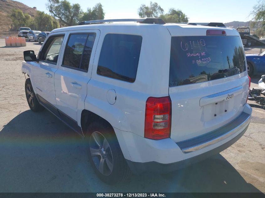 2016 JEEP PATRIOT LATITUDE - 1C4NJPFA9GD508000