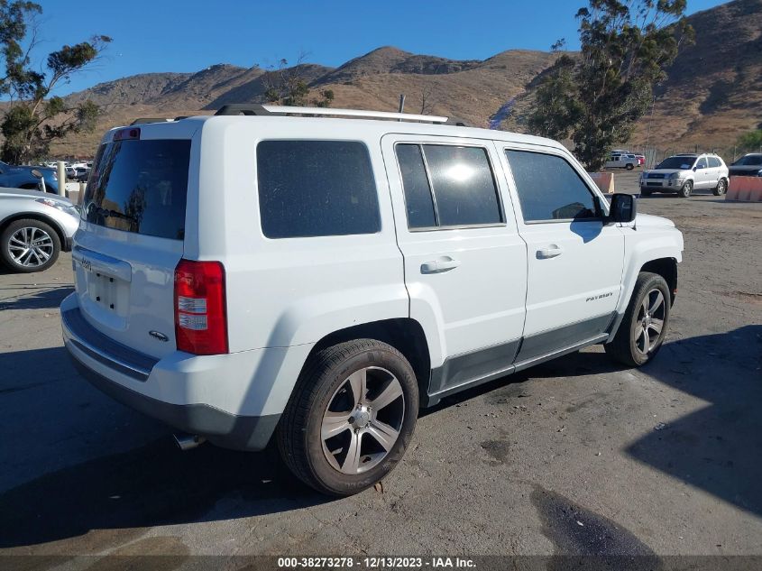 2016 JEEP PATRIOT LATITUDE - 1C4NJPFA9GD508000
