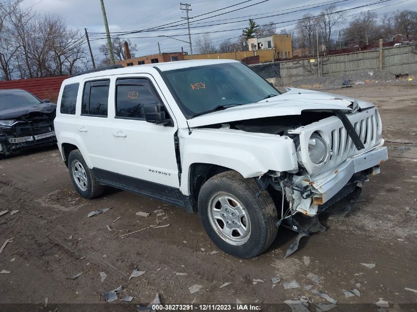 2016 JEEP PATRIOT SPORT - 1C4NJPBA8GD744188