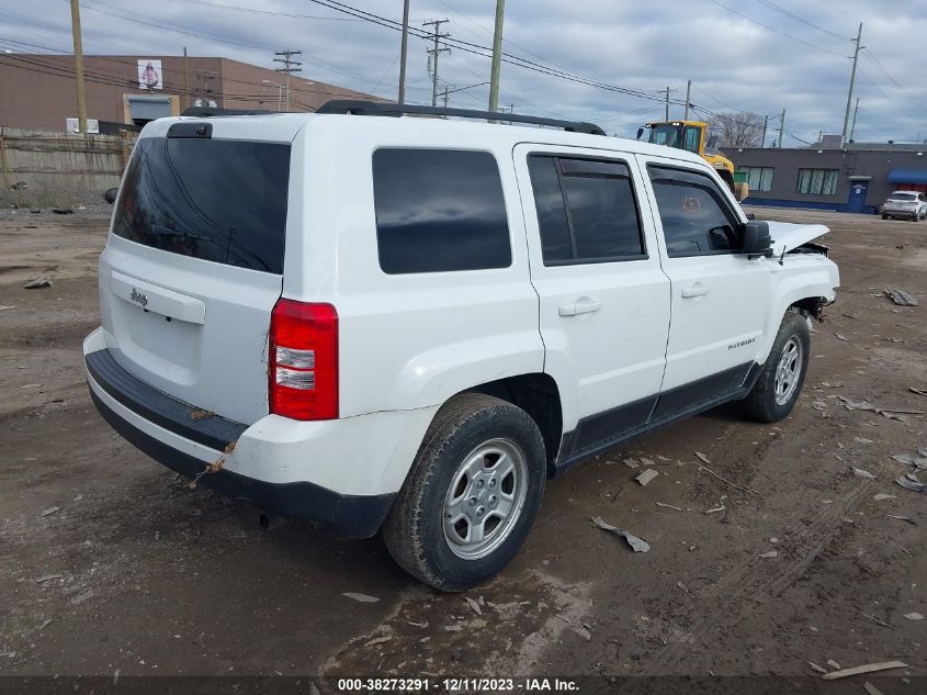 2016 JEEP PATRIOT SPORT - 1C4NJPBA8GD744188
