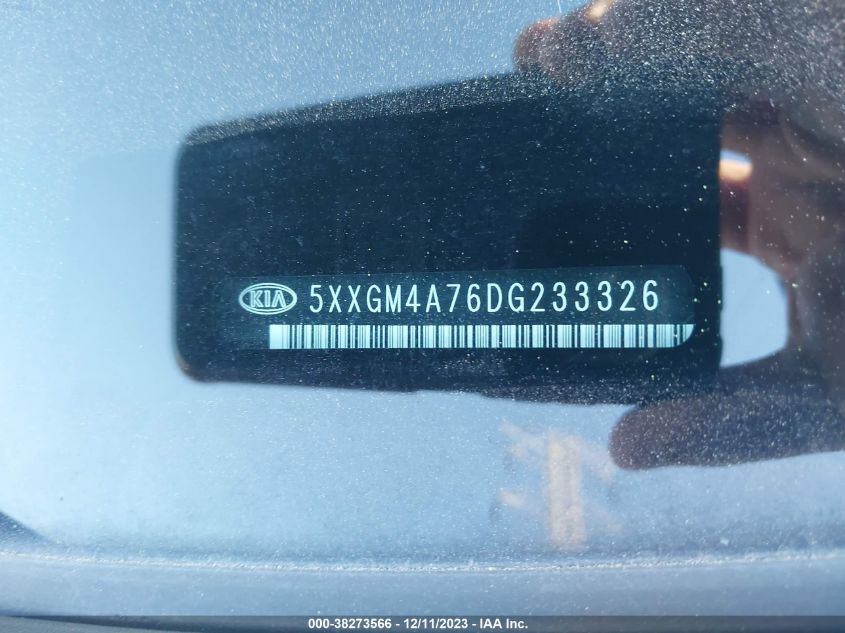 2013 KIA OPTIMA LX - 5XXGM4A76DG233326