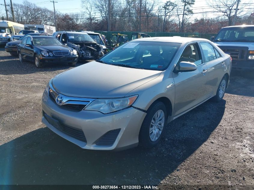 2014 TOYOTA CAMRY HYBRID LE - 4T1BD1FK1EU105329