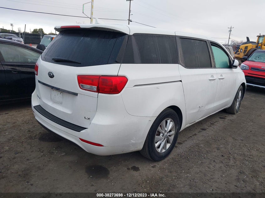 VIN KNDMB5C16H6225500 2017 KIA SEDONA LX