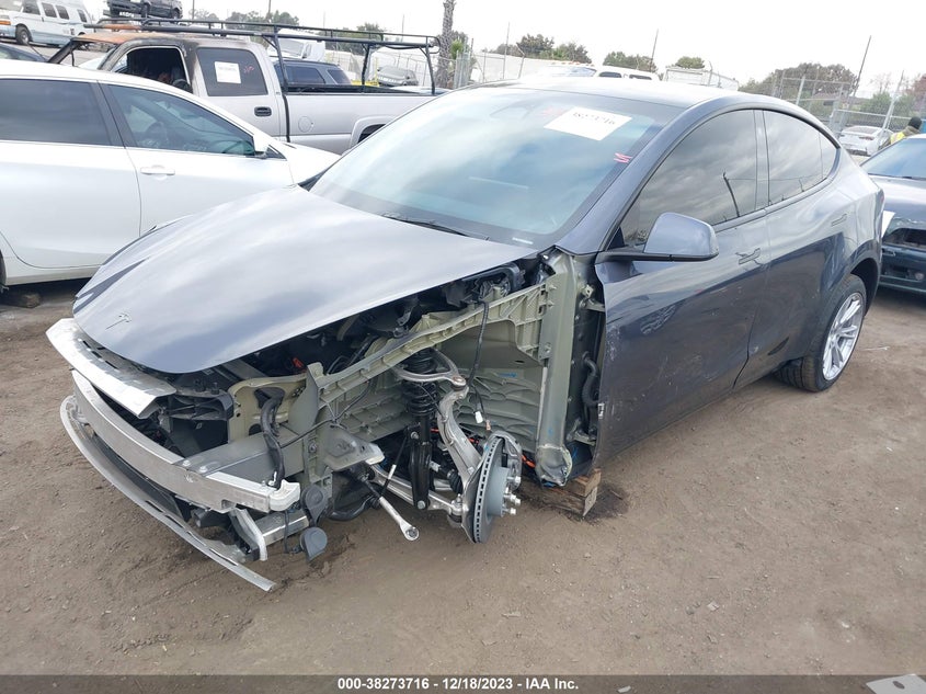 VIN 7SAYGDEEXPA124749 2023 TESLA MODEL Y AWD/LONG RANGE DUAL MOTOR ALL-WHEEL DRIVE