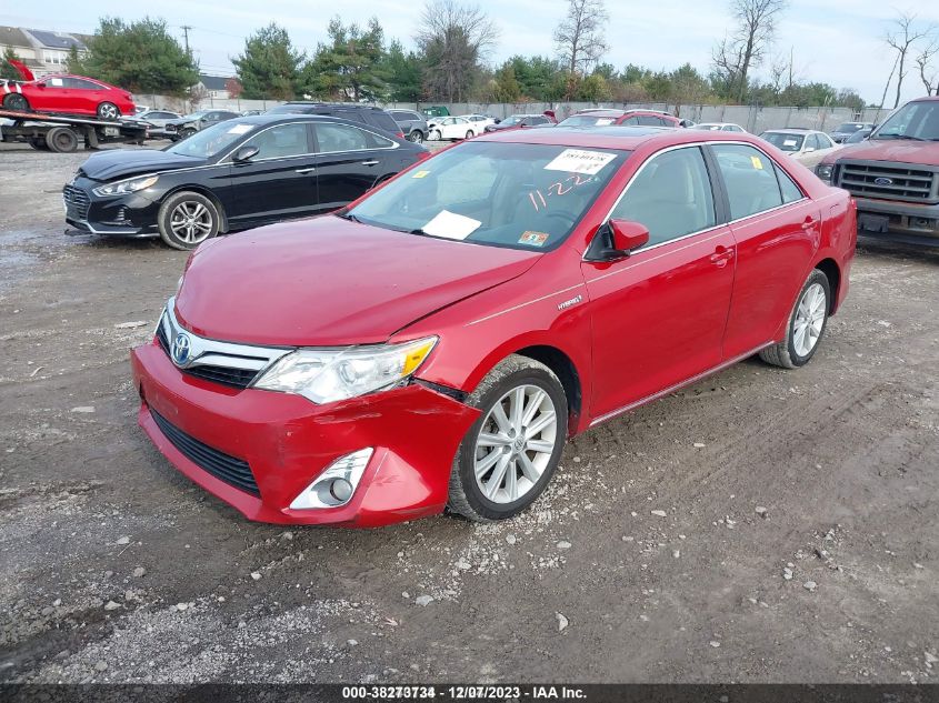 2013 TOYOTA CAMRY HYBRID XLE - 4T1BD1FK9DU096474