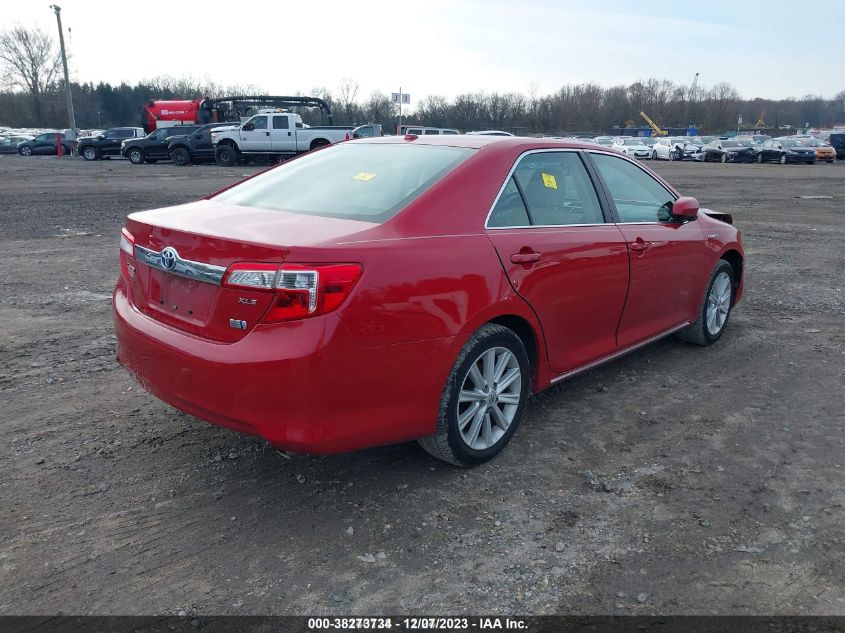 2013 TOYOTA CAMRY HYBRID XLE - 4T1BD1FK9DU096474