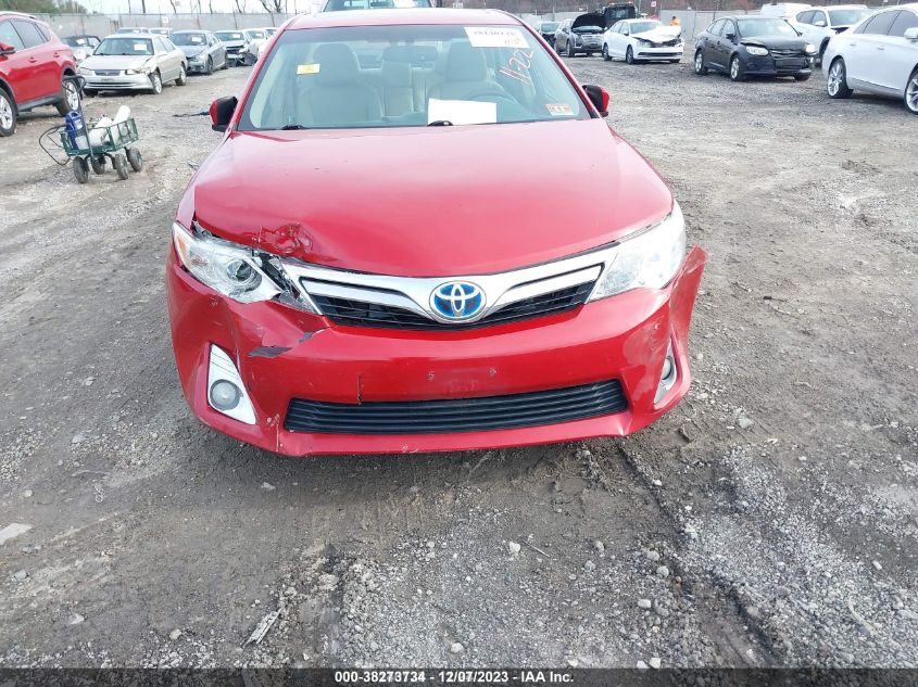 2013 TOYOTA CAMRY HYBRID XLE - 4T1BD1FK9DU096474