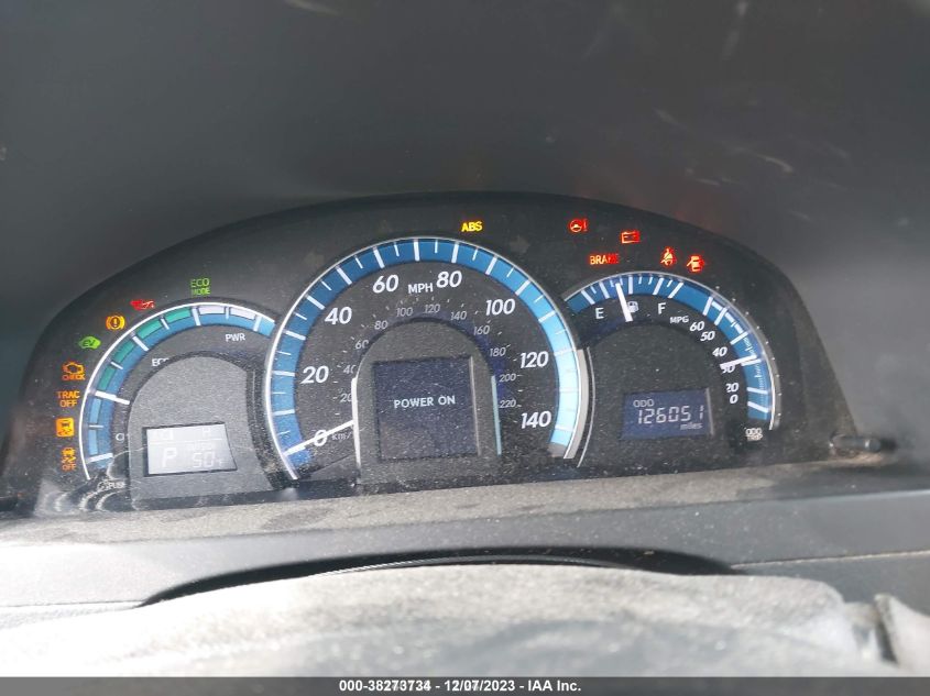 2013 TOYOTA CAMRY HYBRID XLE - 4T1BD1FK9DU096474