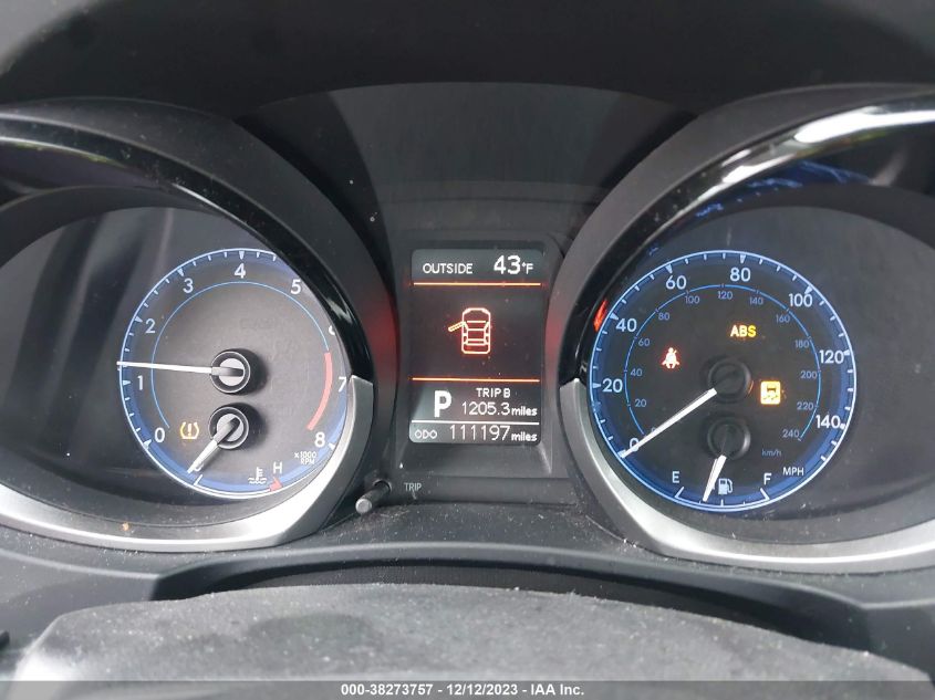 2015 TOYOTA COROLLA S - 2T1BURHE7FC378302