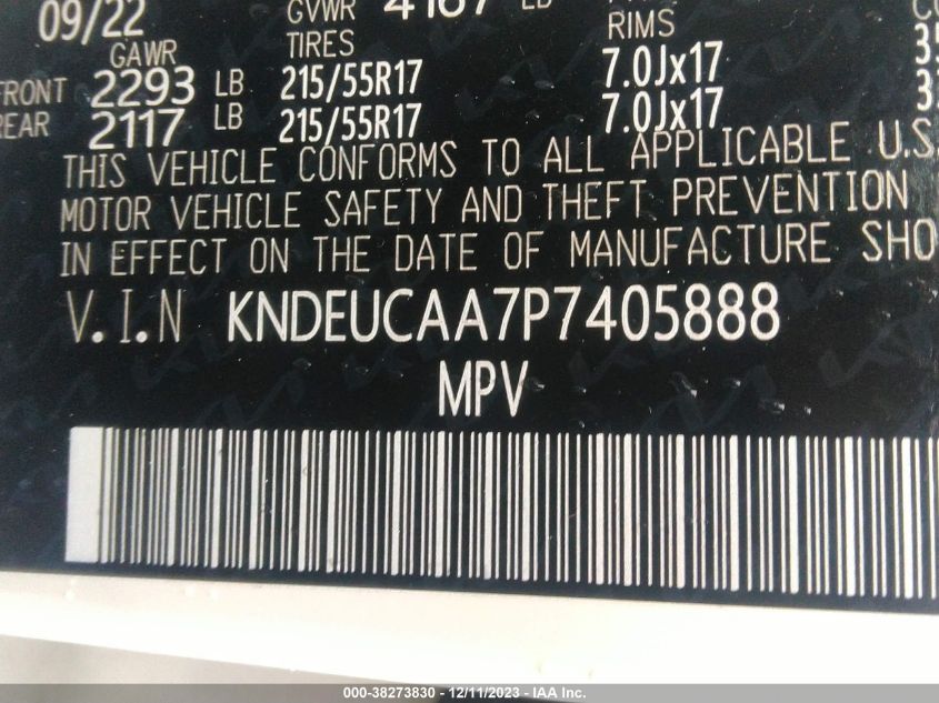 2023 KIA SELTOS S - KNDEUCAA7P7405888
