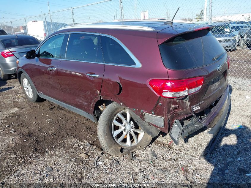 2017 KIA SORENTO 3.3L LX - 5XYPGDA54HG331679