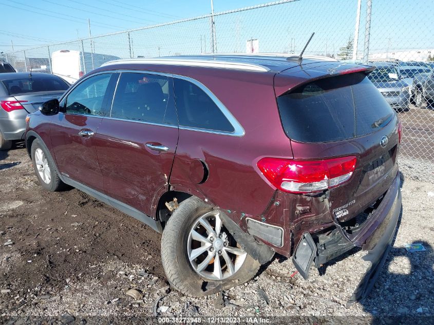 2017 KIA SORENTO 3.3L LX - 5XYPGDA54HG331679