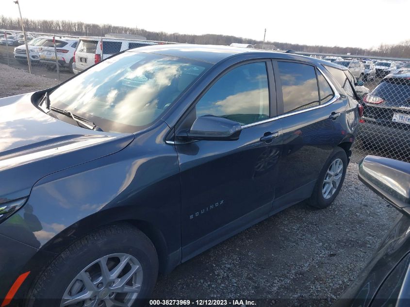 2022 CHEVROLET EQUINOX FWD LT - 3GNAXKEV3NS229134