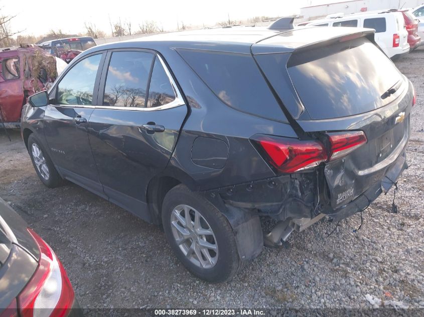 2022 CHEVROLET EQUINOX FWD LT - 3GNAXKEV3NS229134