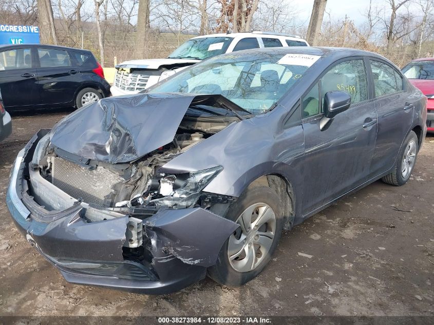 2015 HONDA CIVIC LX - 19XFB2F5XFE106300