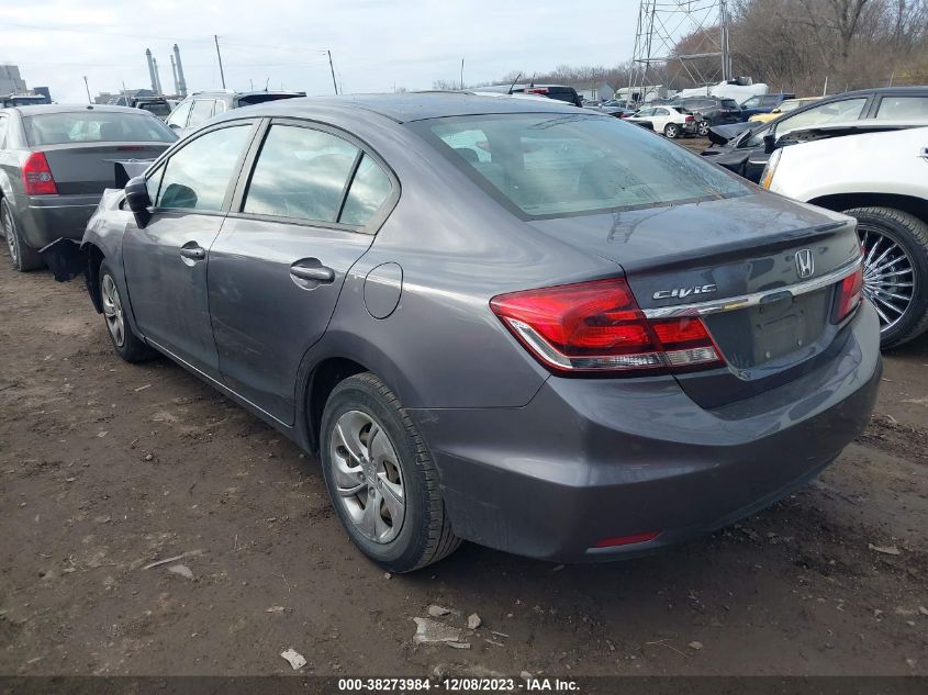 2015 HONDA CIVIC LX - 19XFB2F5XFE106300