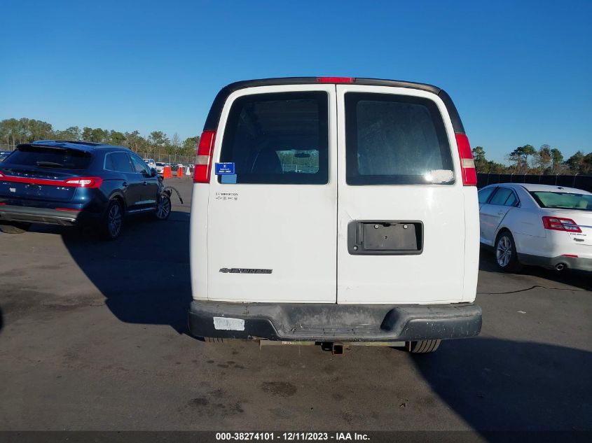 2013 CHEVROLET EXPRESS 2500 WORK VAN 1GCWGGFA3D1189791