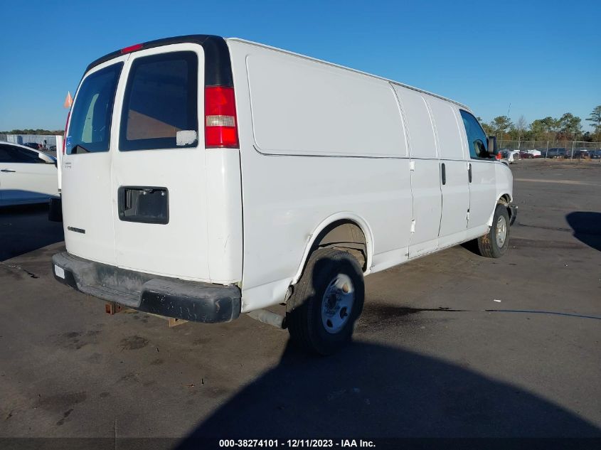 2013 CHEVROLET EXPRESS 2500 WORK VAN 1GCWGGFA3D1189791