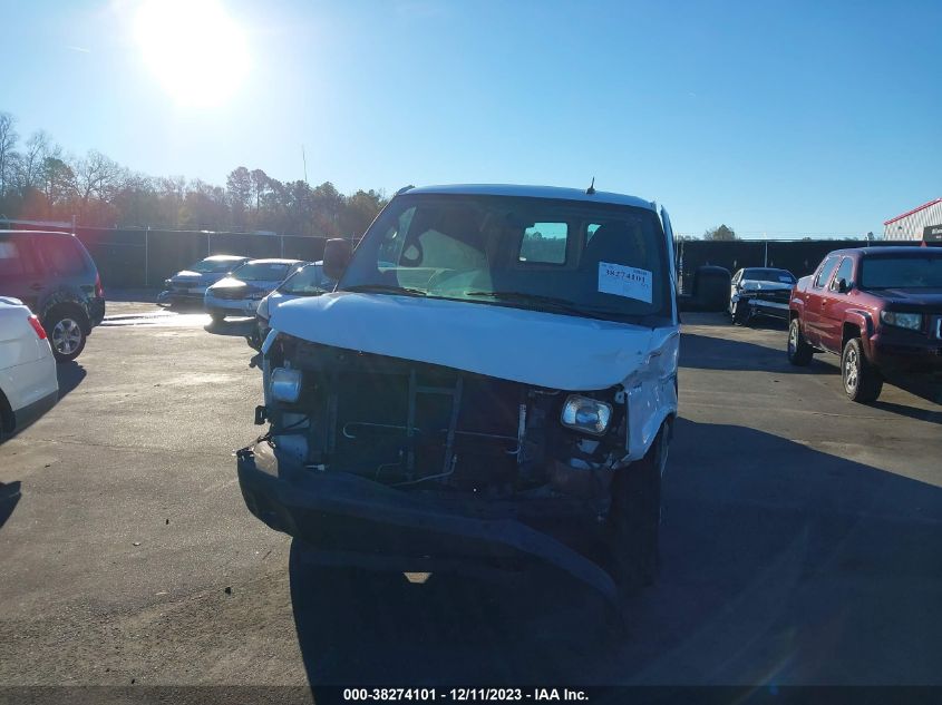 2013 CHEVROLET EXPRESS 2500 WORK VAN 1GCWGGFA3D1189791