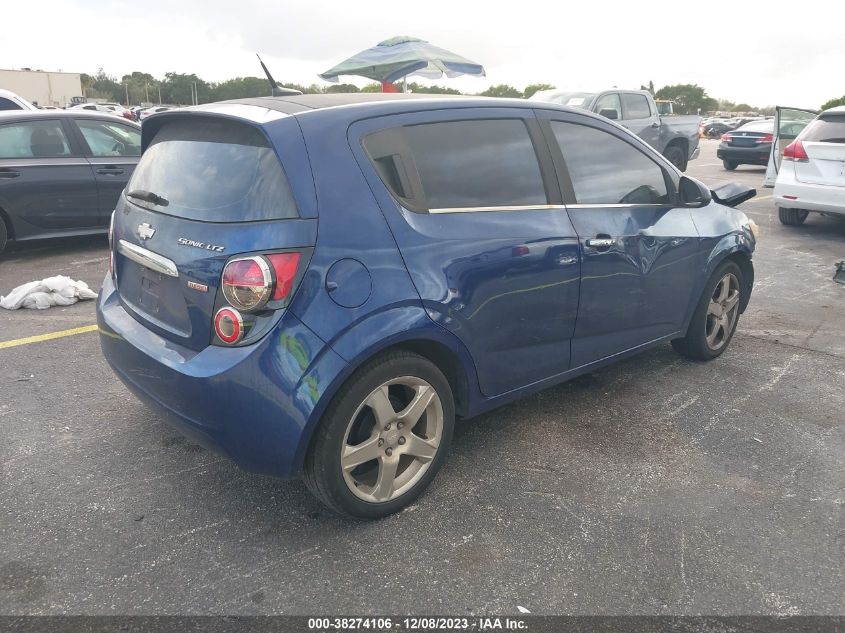2014 CHEVROLET SONIC LTZ - 1G1JE6SB7E4217822