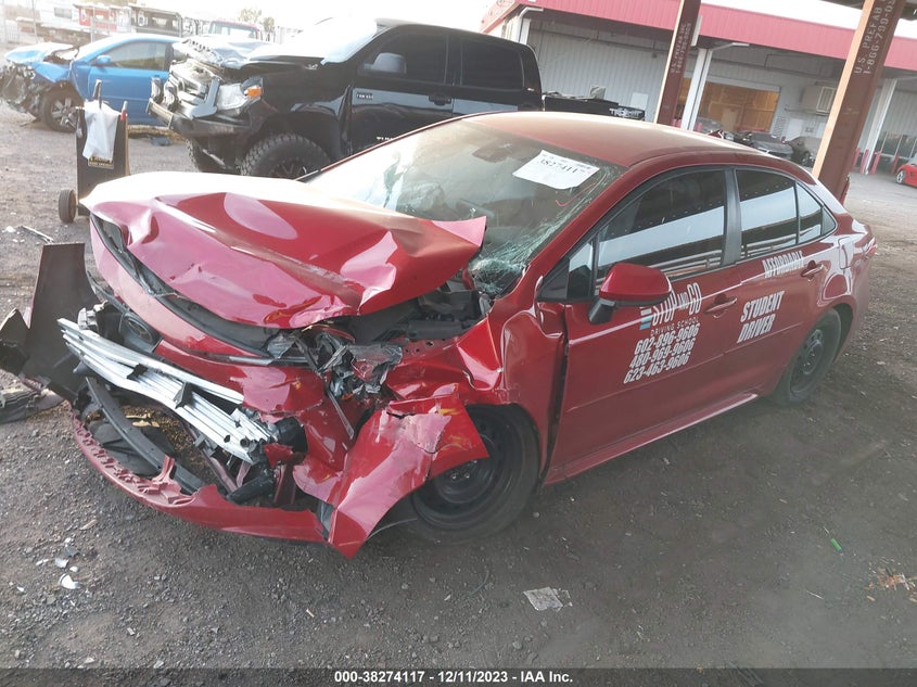 VIN JTDEPMAE4MJ118068 2021 TOYOTA COROLLA LE