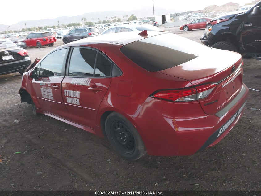 VIN JTDEPMAE4MJ118068 2021 TOYOTA COROLLA LE