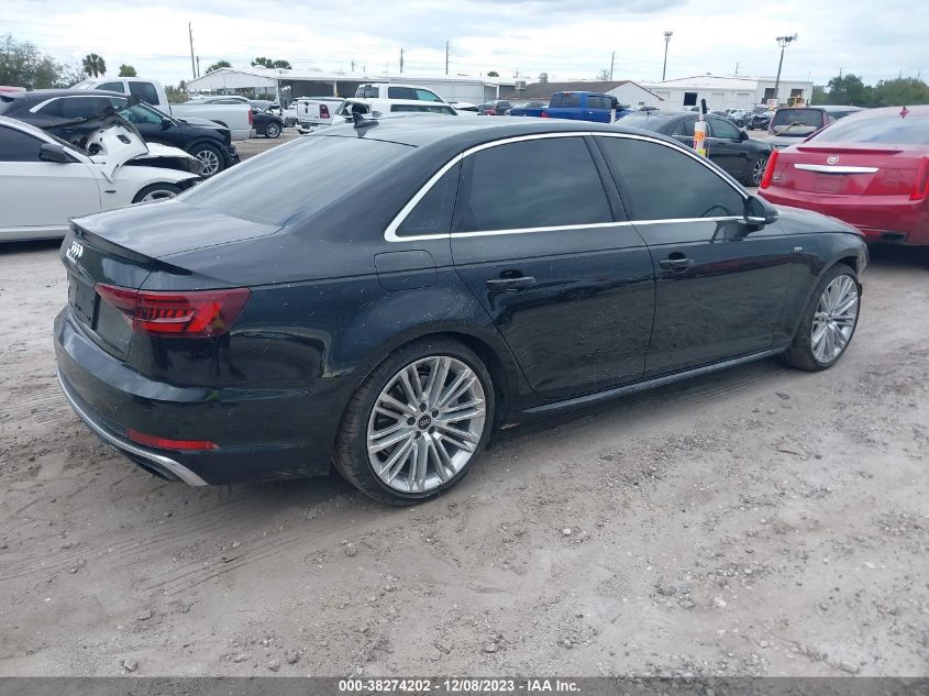 WAUENAF42KA100845 2019 AUDI A4, photo no. 4