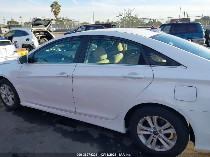 2014 HYUNDAI SONATA GLS - 5NPEB4AC1EH839164