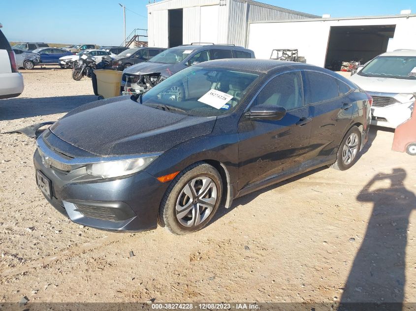 2016 HONDA CIVIC LX - 19XFC2F57GE038357