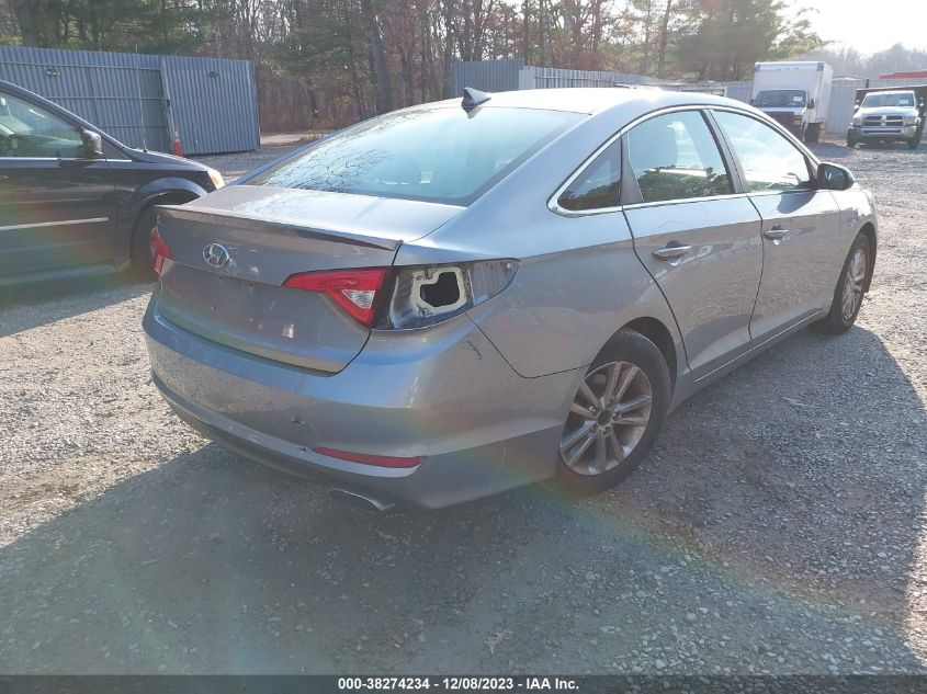 2015 HYUNDAI SONATA SE - 5NPE24AF9FH062986