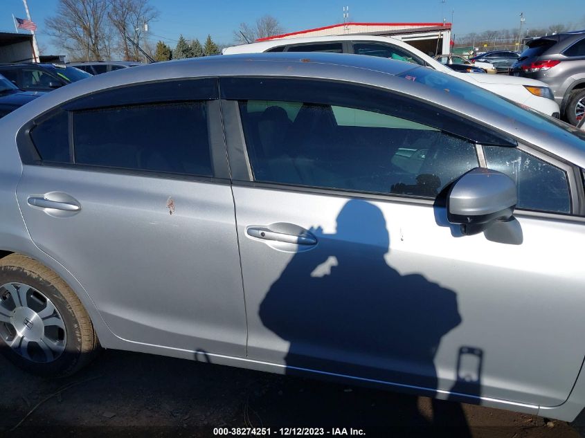 2014 HONDA CIVIC HYBRID - 19XFB4F2XEE201195