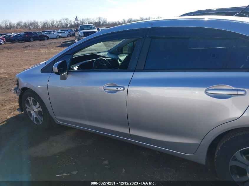 2014 HONDA CIVIC HYBRID - 19XFB4F2XEE201195