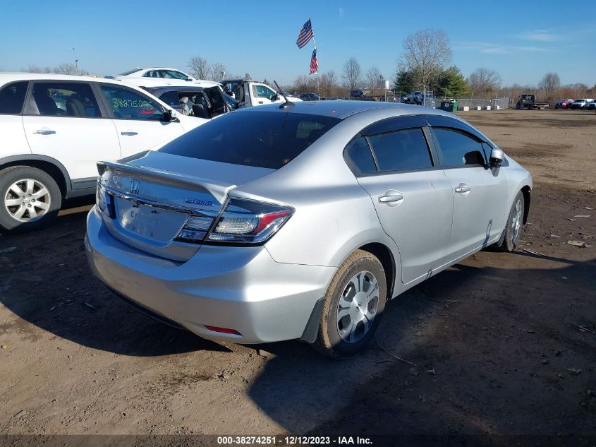2014 HONDA CIVIC HYBRID - 19XFB4F2XEE201195
