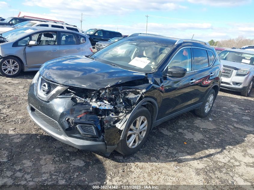 2016 NISSAN ROGUE SV - KNMAT2MT9GP661460