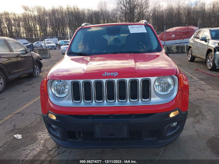 2016 JEEP RENEGADE LIMITED - ZACCJBDT5GPD11180