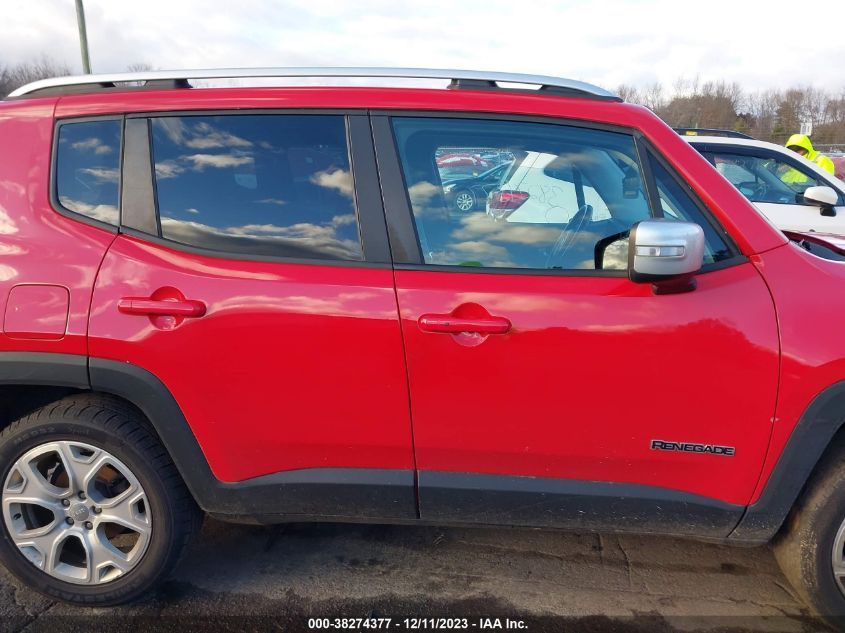 2016 JEEP RENEGADE LIMITED - ZACCJBDT5GPD11180