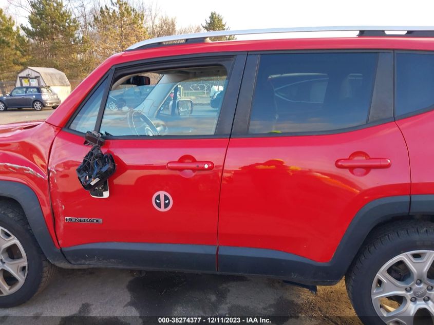 2016 JEEP RENEGADE LIMITED - ZACCJBDT5GPD11180