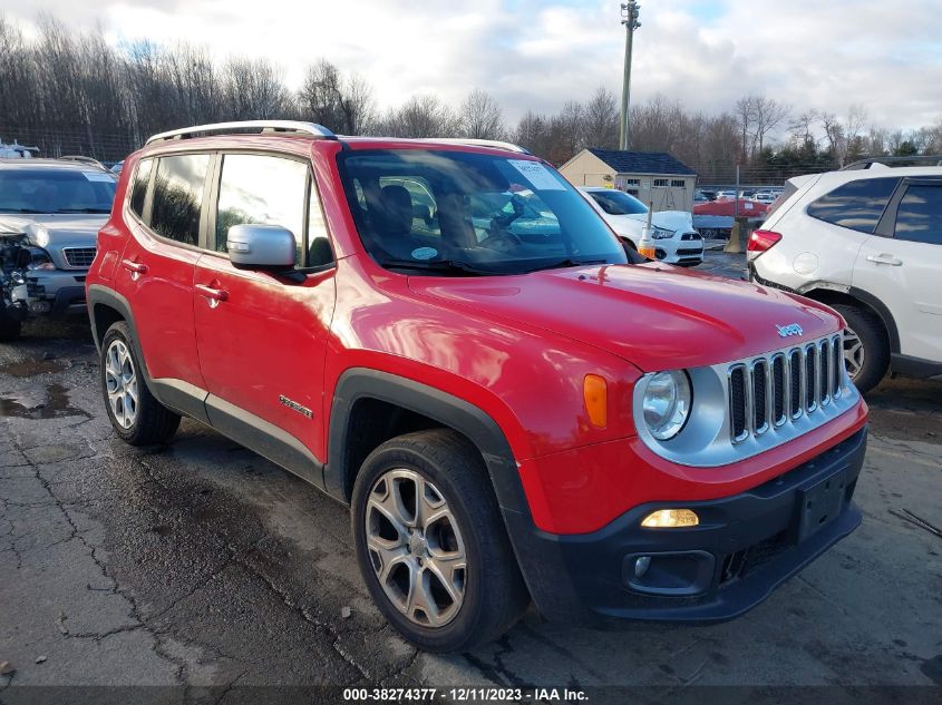 2016 JEEP RENEGADE LIMITED - ZACCJBDT5GPD11180