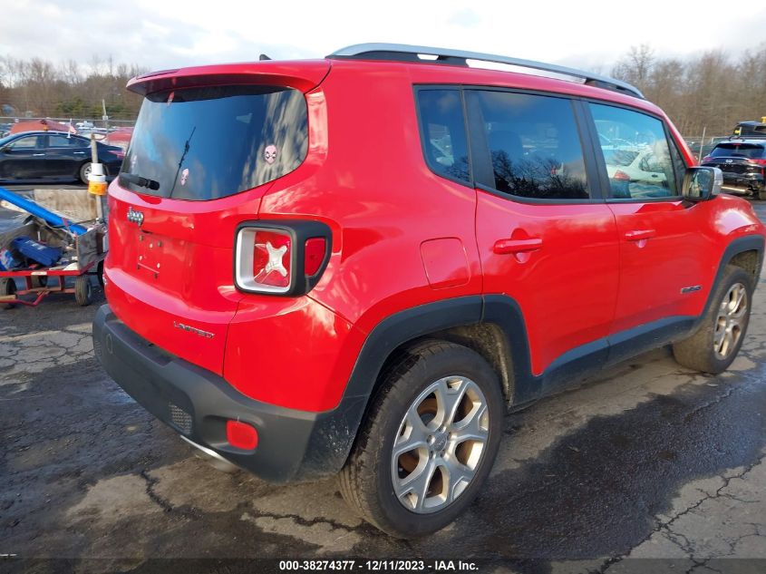 2016 JEEP RENEGADE LIMITED - ZACCJBDT5GPD11180
