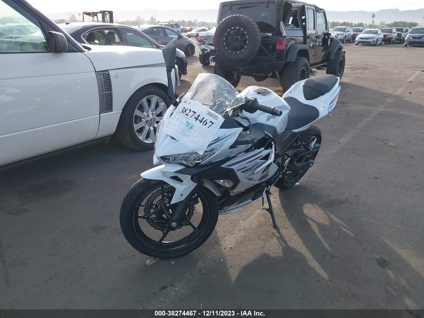 VIN JKAEXKH12PDAN1266 2023 KAWASAKI EX400