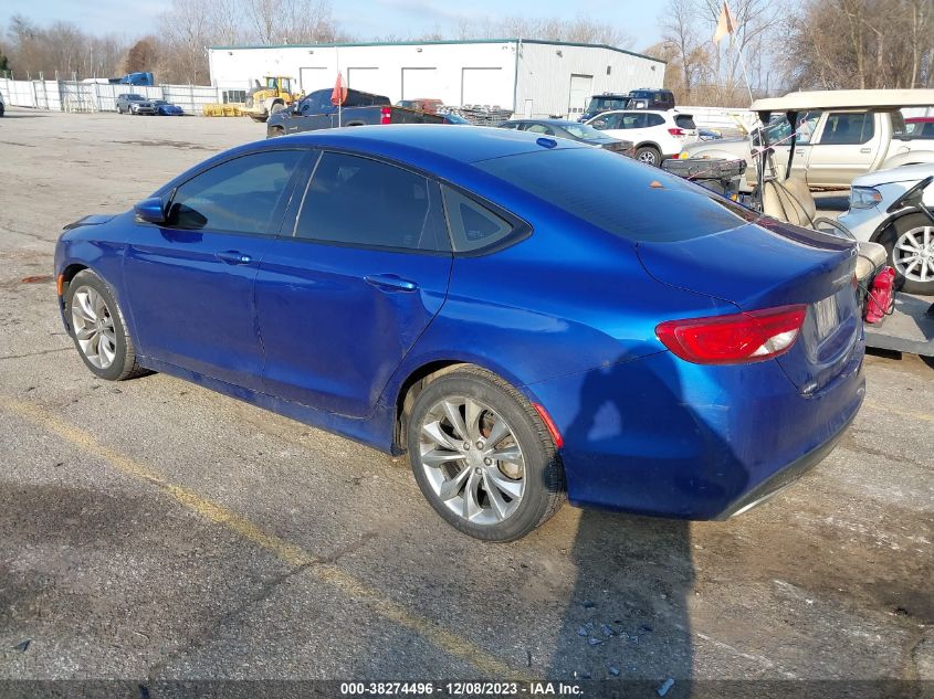2015 CHRYSLER 200 S - 1C3CCCDGXFN522809