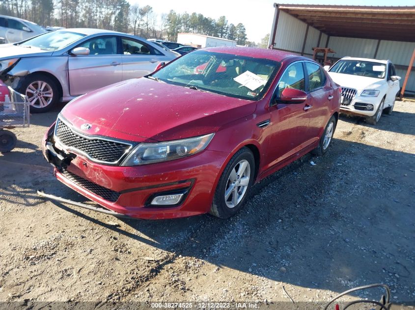 2014 KIA OPTIMA LX - 5XXGM4A72EG287000