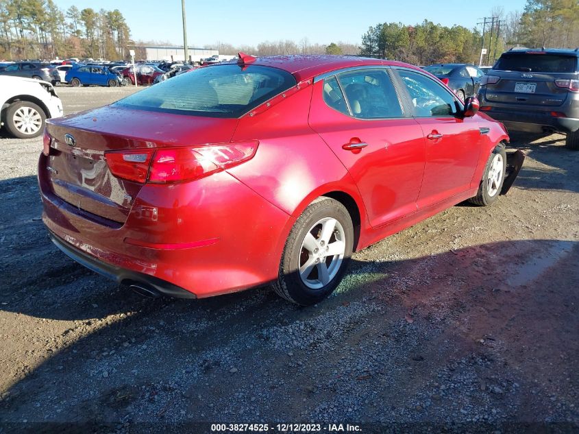 2014 KIA OPTIMA LX - 5XXGM4A72EG287000