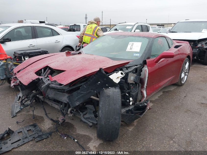 2014 CHEVROLET CORVETTE STINGRAY Z51 - 1G1YL2D77E5123441