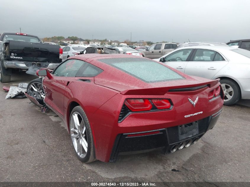 2014 CHEVROLET CORVETTE STINGRAY Z51 - 1G1YL2D77E5123441