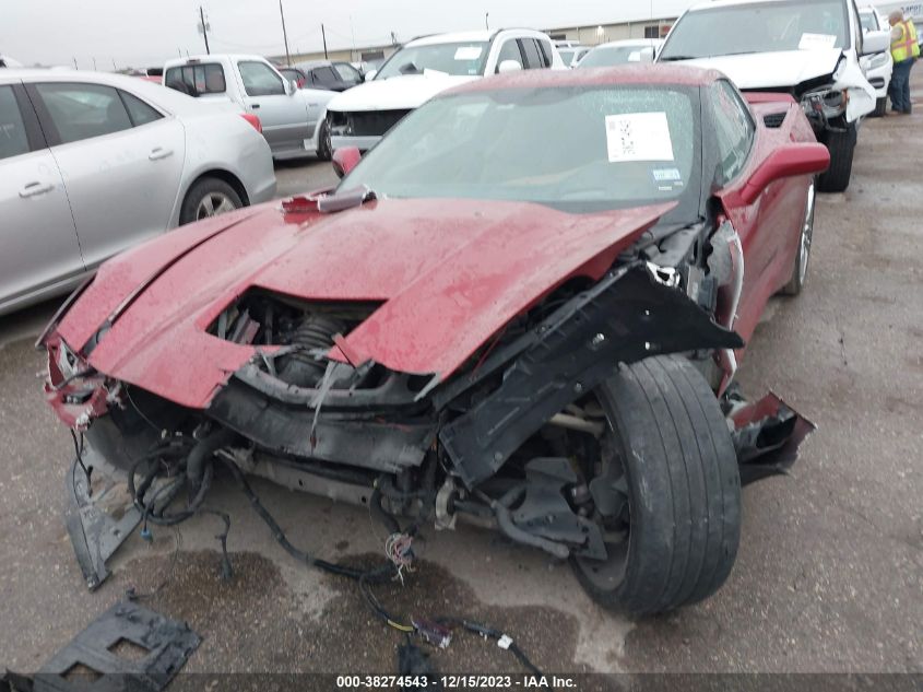 2014 CHEVROLET CORVETTE STINGRAY Z51 - 1G1YL2D77E5123441