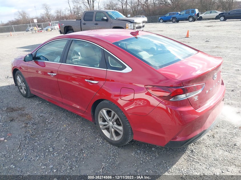 VIN 5NPE34AFXJH710552 2018 HYUNDAI SONATA SEL+